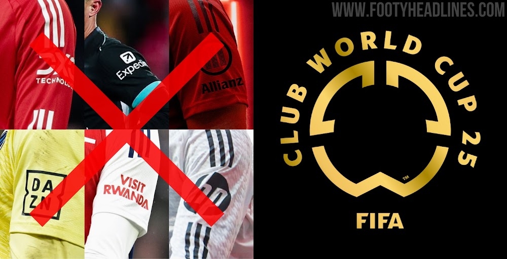  FIFA不允許世俱杯球隊(duì)有袖標(biāo)贊助，需貼上世俱杯徽標(biāo)