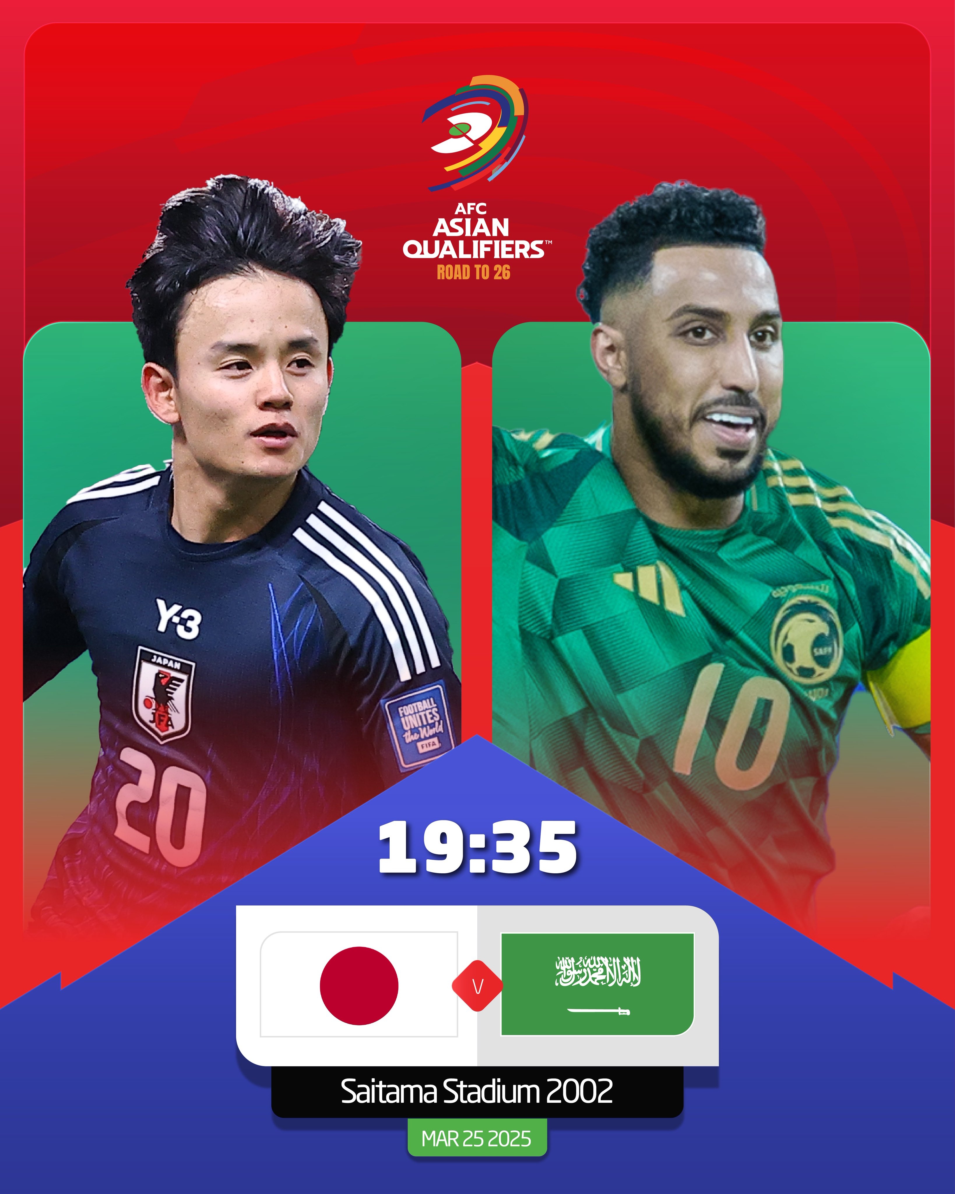  日本vs沙特首發(fā)：久保建英、前田大然、遠(yuǎn)藤航出戰(zhàn)，多薩里先發(fā)